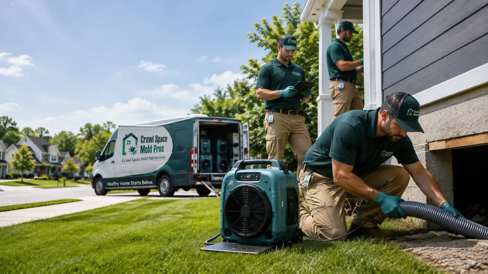 Crawl Space Mold Removal in Trumbull, CT